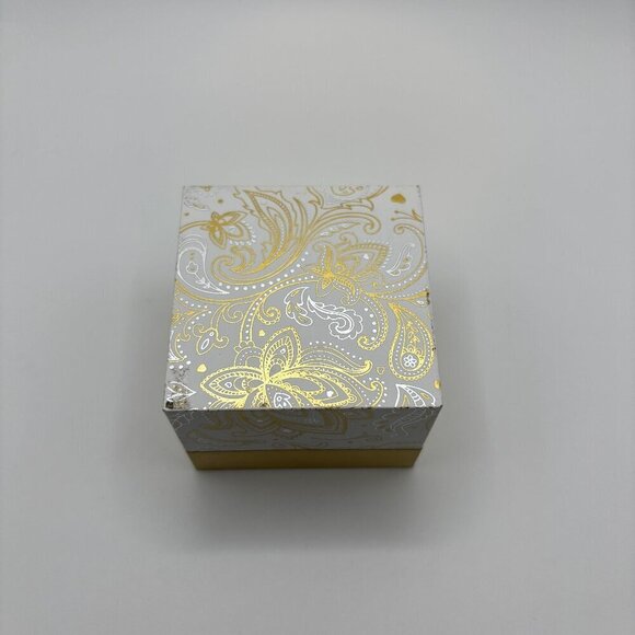 NWOT Charter Club Women's Silver Yellow Stone Cubic Zirconia Bling Ring Size 8 - Picture 7 of 7